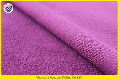 常熟市宏星针纺织品 厂家直销针织弹力摇粒绒面料，优质日用百货选择